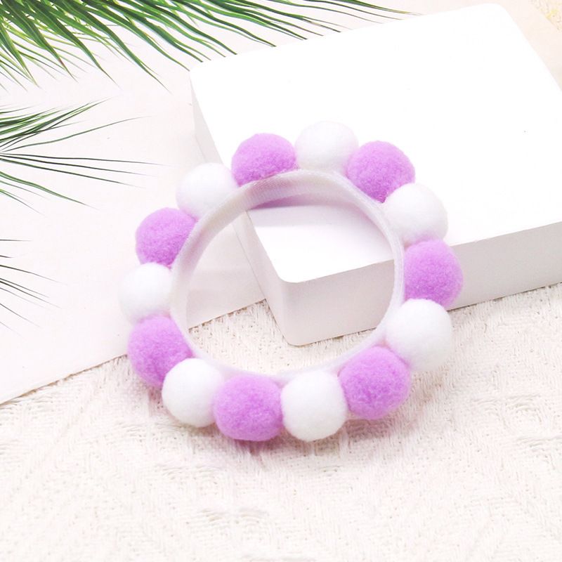 Purple and White
